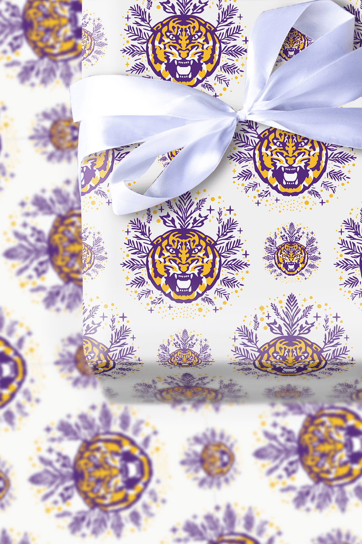 Tiger Snowflake - Wrapping Paper - Aspen & Arlo