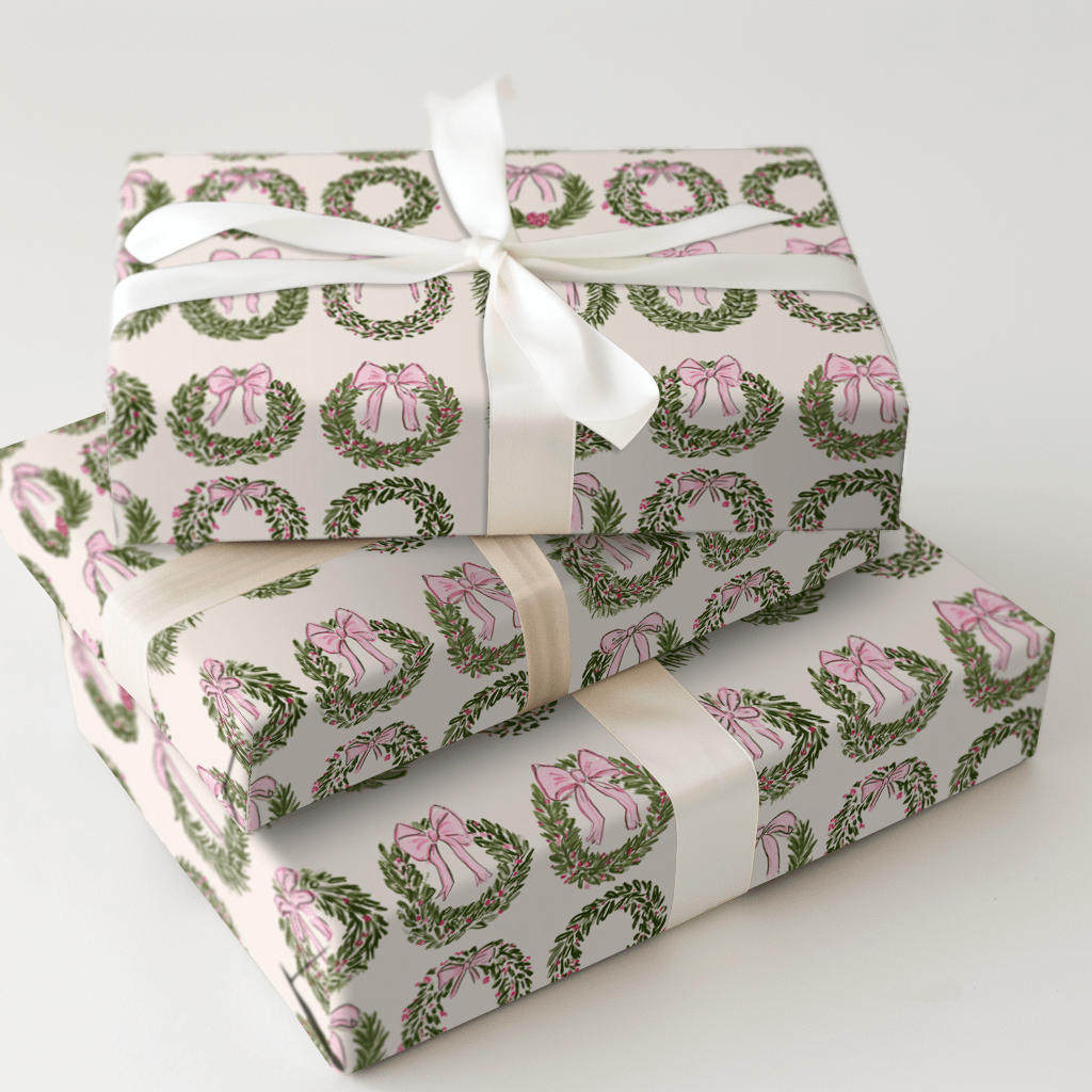 Pink Bow Wreaths