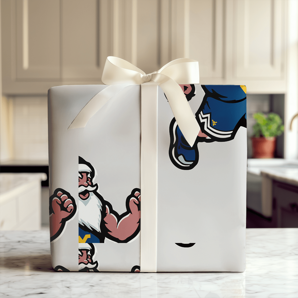 Mountaineer Mistletoe Madness - Wrapping Paper - Aspen & Arlo