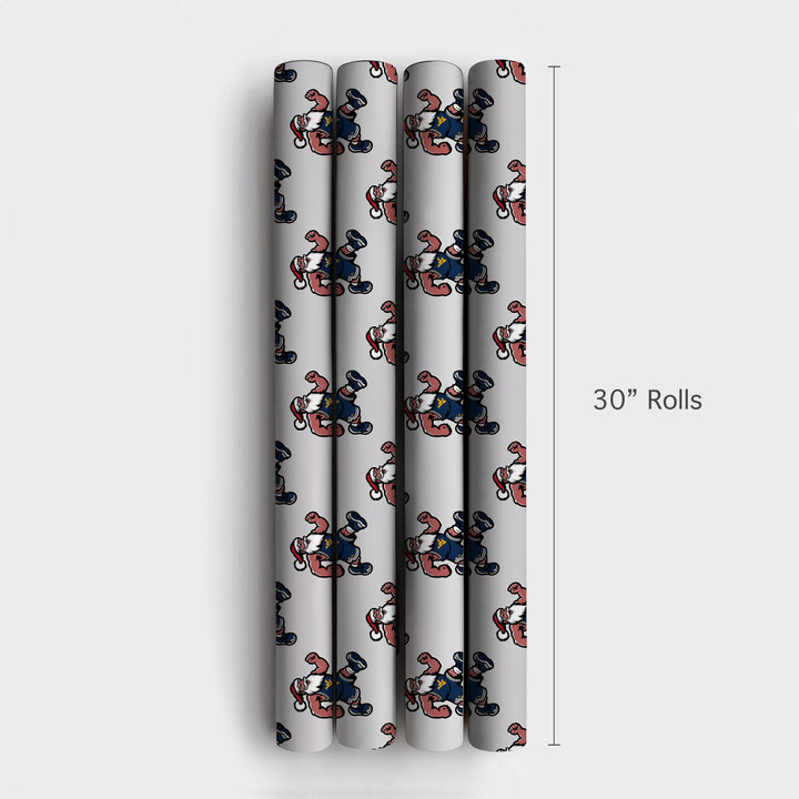 Mountaineer Mistletoe Madness - Wrapping Paper - Aspen & Arlo