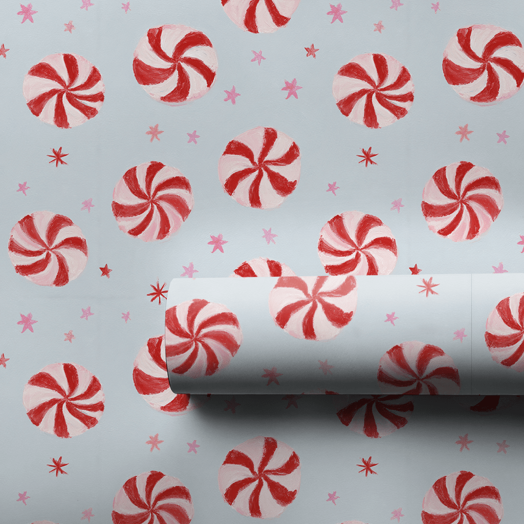 Mint Skies - Wrapping Paper - Aspen & Arlo
