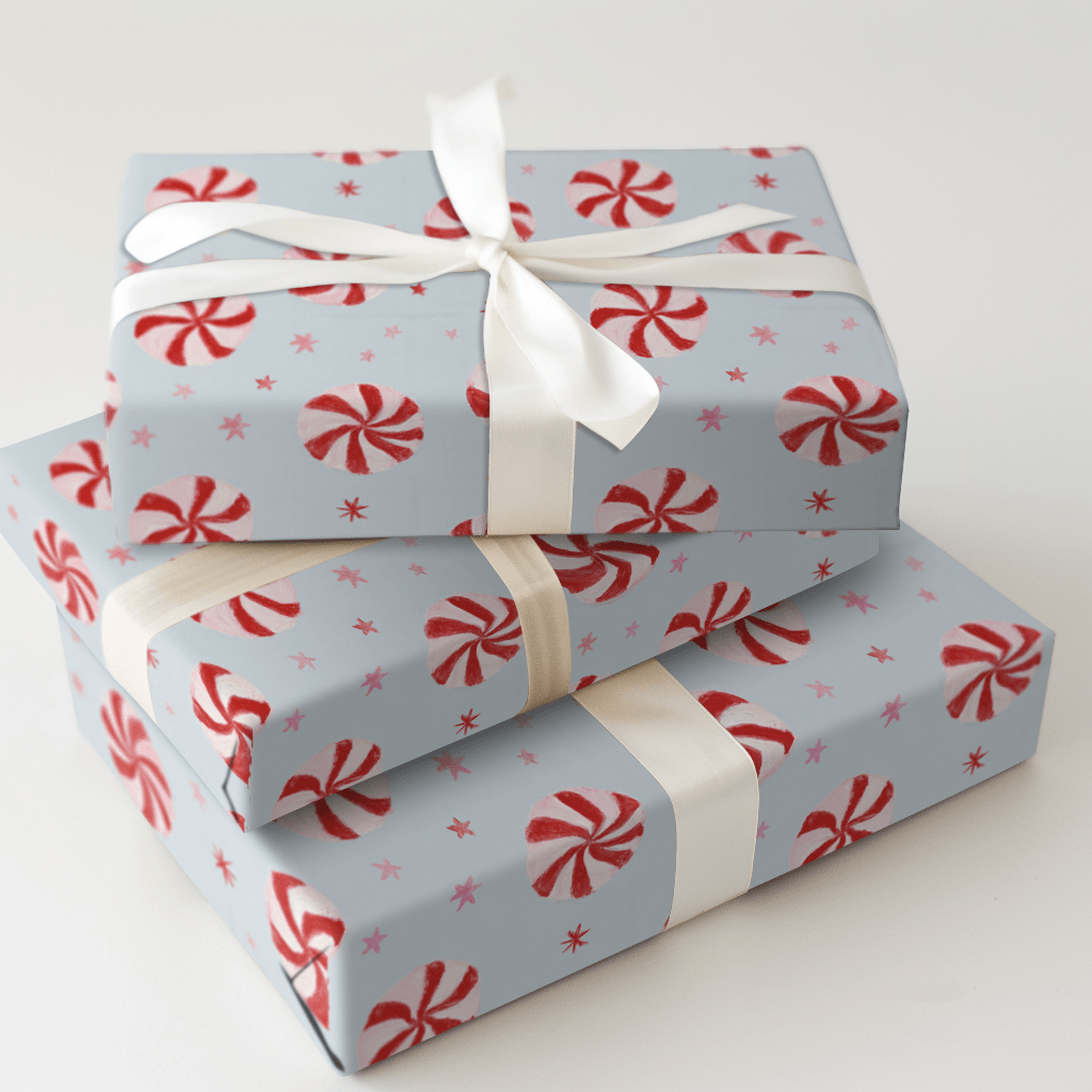 Mint Skies - Wrapping Paper - Aspen & Arlo
