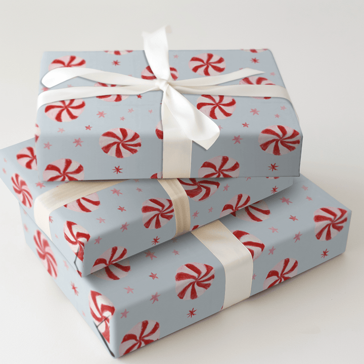 Mint Skies - Wrapping Paper - Aspen & Arlo