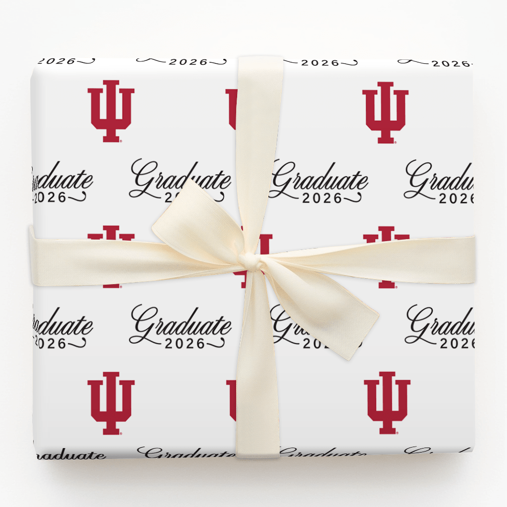 Indiana Graduate 2026 - Wrapping Paper - Aspen & Arlo