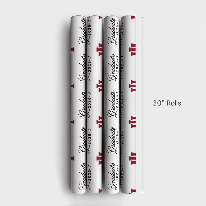 Indiana Graduate 2026 - Wrapping Paper - Aspen & Arlo