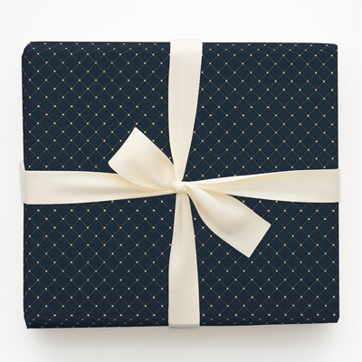 Midnight Lattice - Wrapping Paper - Aspen & Arlo