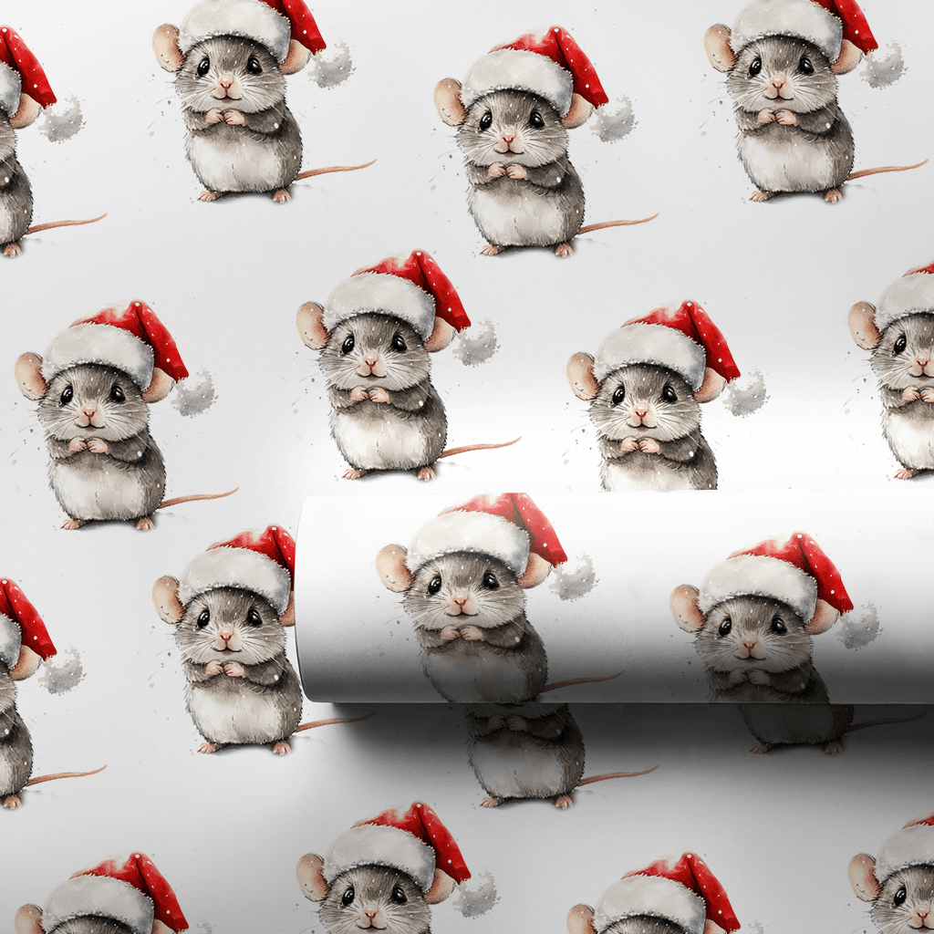 Checking It Mice - Wrapping Paper - Aspen & Arlo