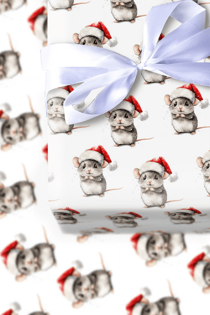 Checking It Mice - Wrapping Paper - Aspen & Arlo