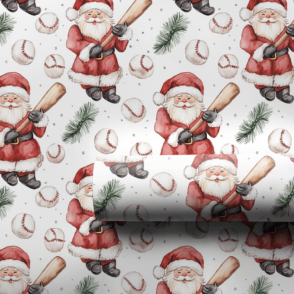 Nick at Bat - Wrapping Paper - Aspen & Arlo