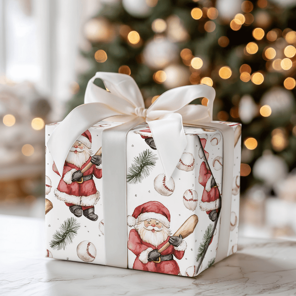 Nick at Bat - Wrapping Paper - Aspen & Arlo