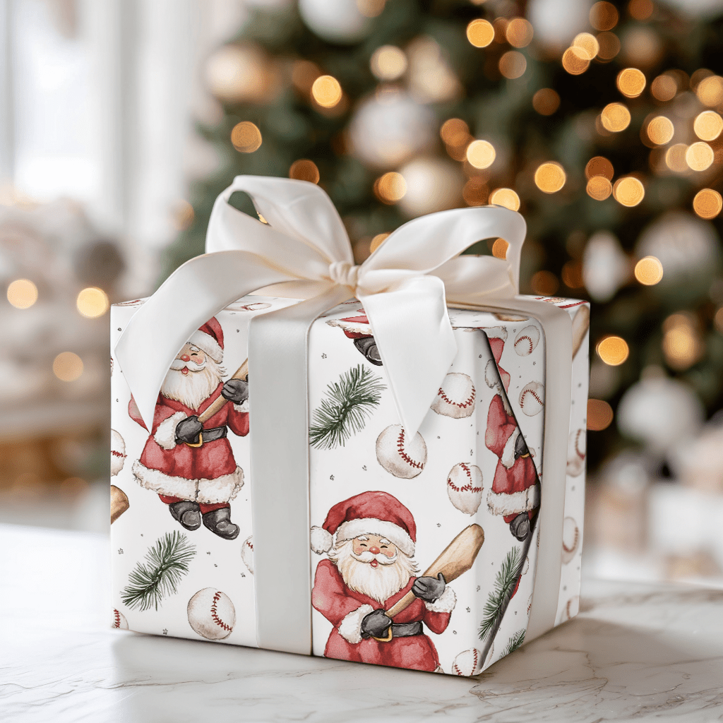 Nick at Bat - Wrapping Paper - Aspen & Arlo