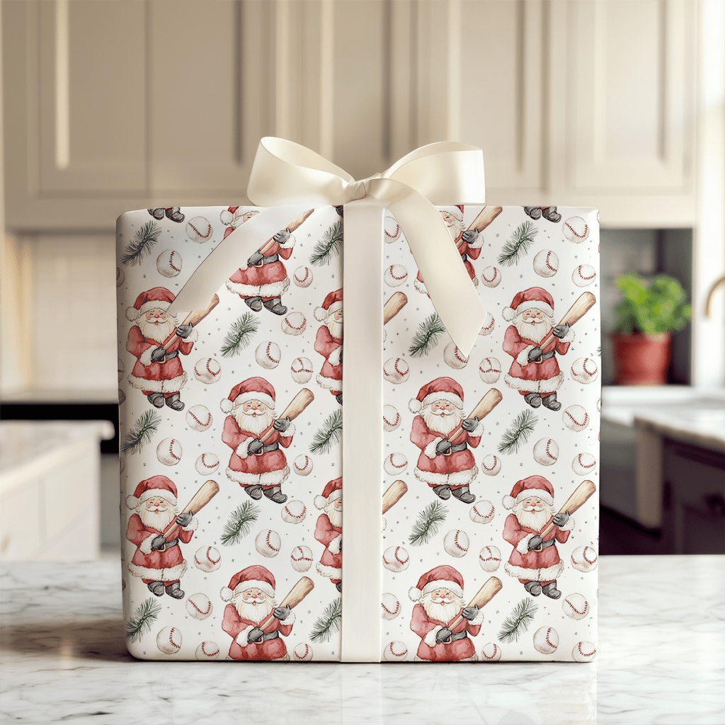 Nick at Bat - Wrapping Paper - Aspen & Arlo