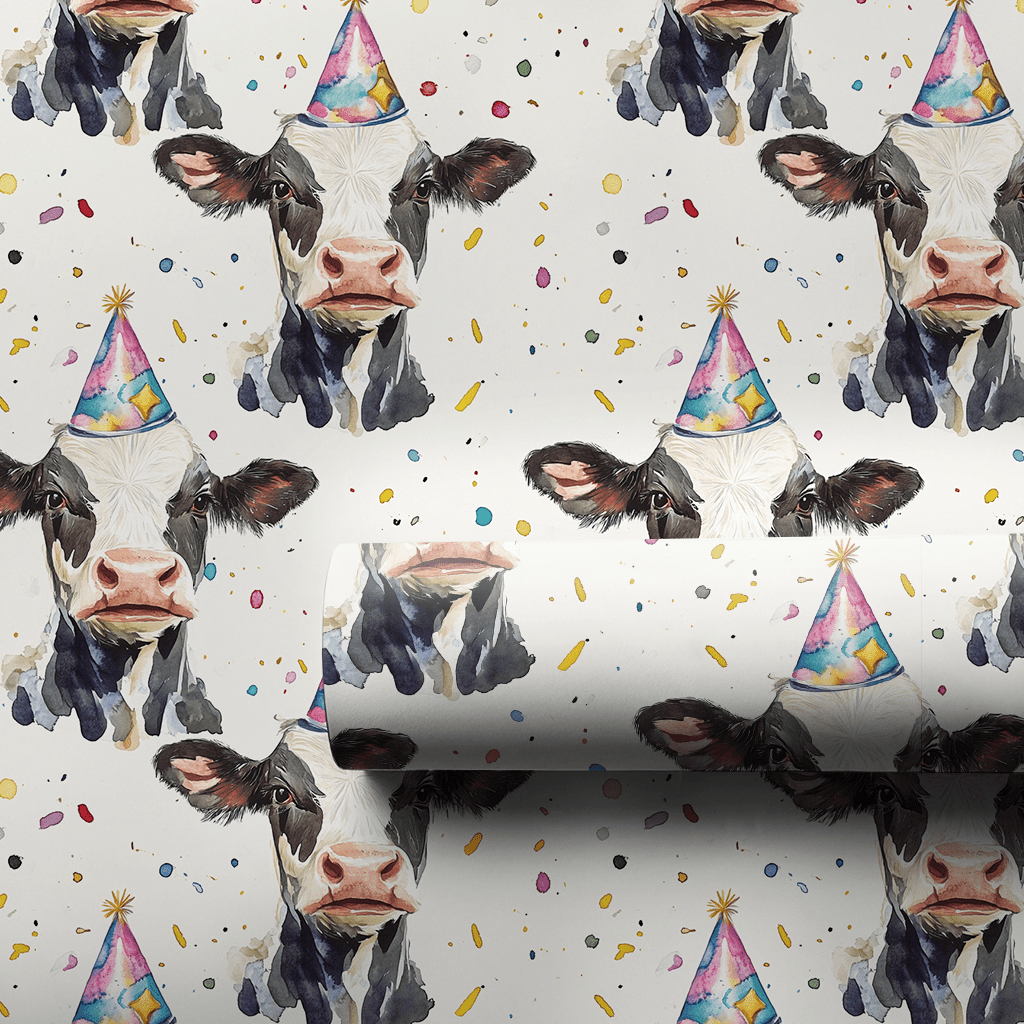 Cowtastic Celebration - Wrapping Paper - Aspen & Arlo
