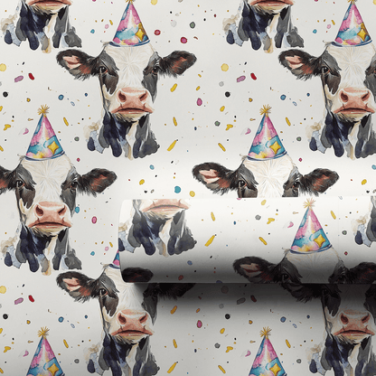 Cowtastic Celebration - Wrapping Paper - Aspen & Arlo
