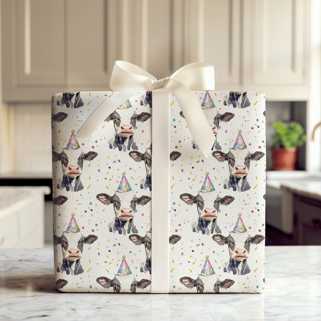 Cowtastic Celebration - Wrapping Paper - Aspen & Arlo