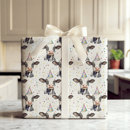 Cowtastic Celebration - Wrapping Paper - Aspen & Arlo