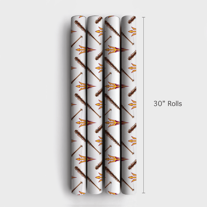 Diamond Lights Devils - Wrapping Paper - Aspen & Arlo