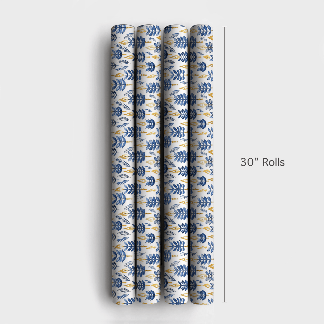 Maccabee Lights - Wrapping Paper - Aspen & Arlo
