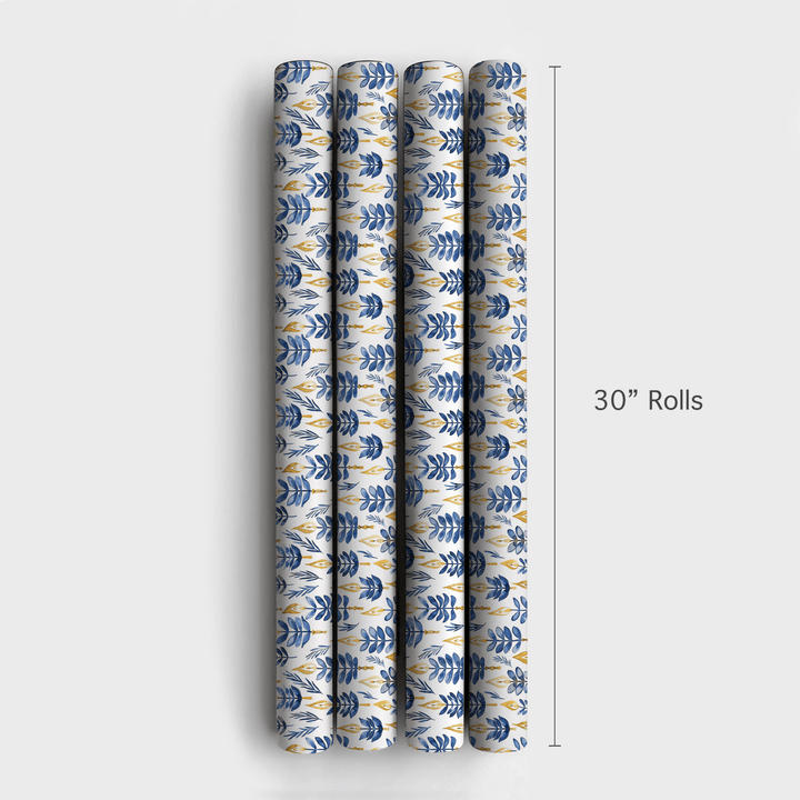 Maccabee Lights - Wrapping Paper - Aspen & Arlo