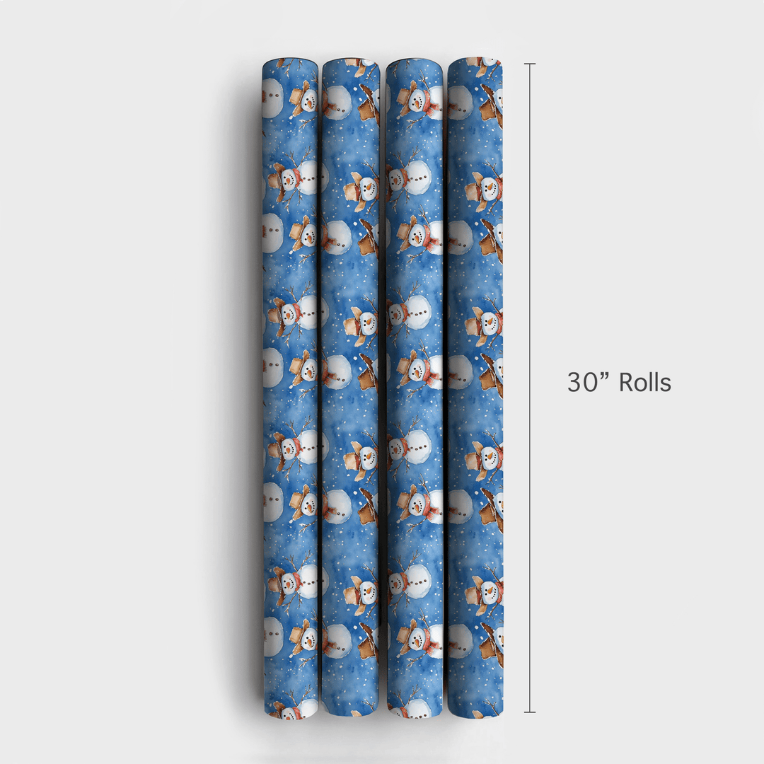Snowmen on the Farm - Wrapping Paper - Aspen & Arlo