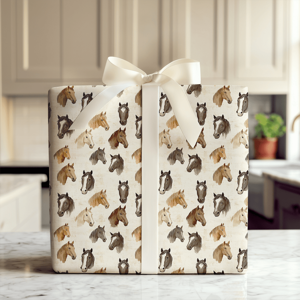 Western Trot - Wrapping Paper - Aspen & Arlo