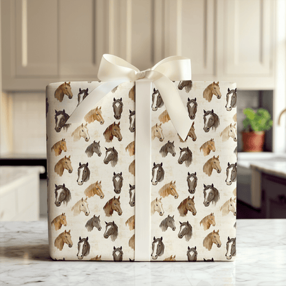Western Trot - Wrapping Paper - Aspen & Arlo