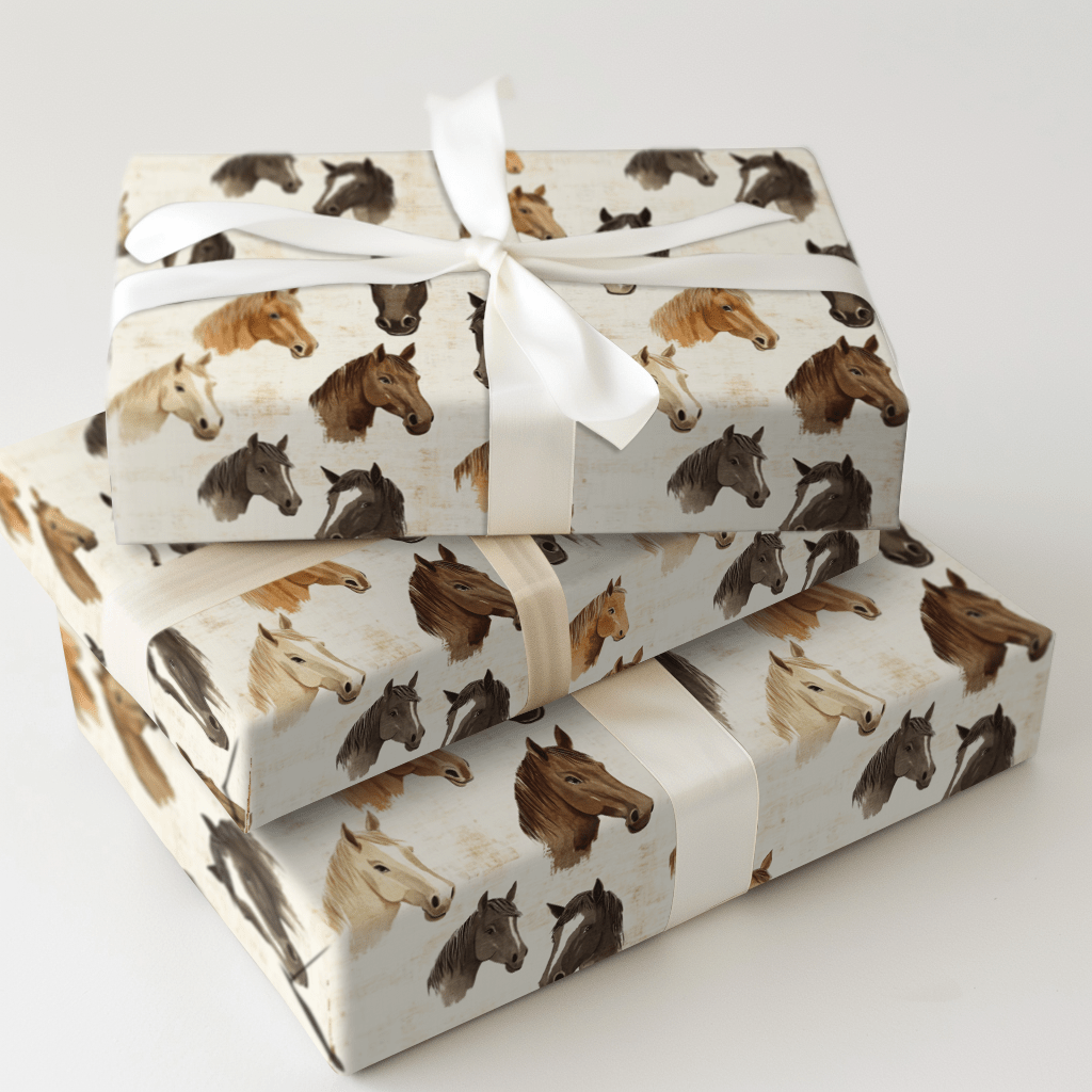 Western Trot - Wrapping Paper - Aspen & Arlo