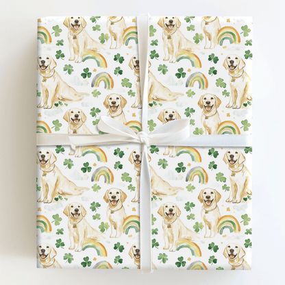 Rainbows with the White Lab - Wrapping Paper - Aspen & Arlo
