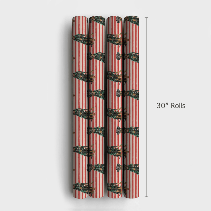 Decked Out Dobermans - Wrapping Paper - Aspen & Arlo