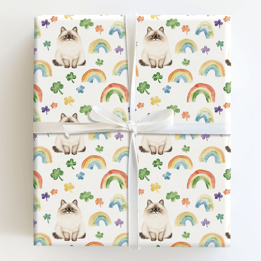 Rainbows with the Ragdoll - Wrapping Paper - Aspen & Arlo