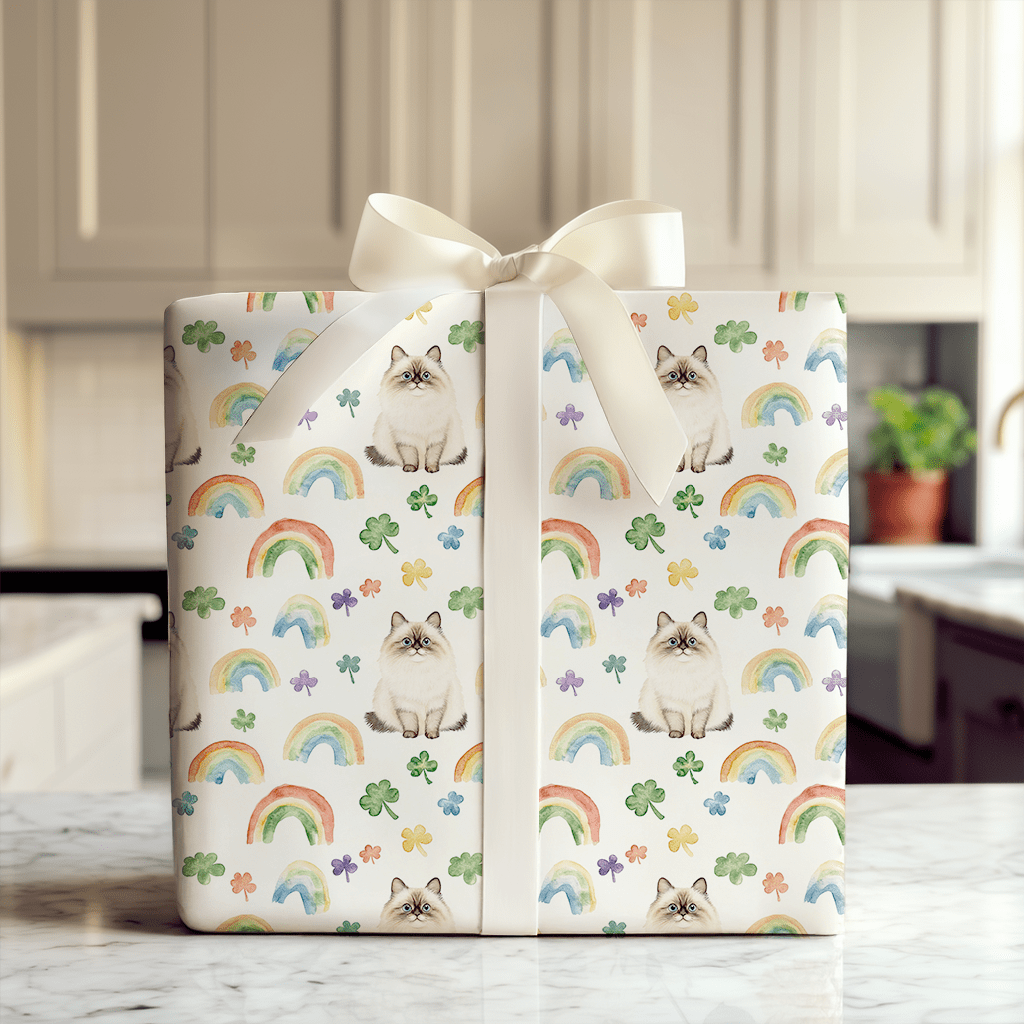 Rainbows with the Ragdoll - Wrapping Paper - Aspen & Arlo