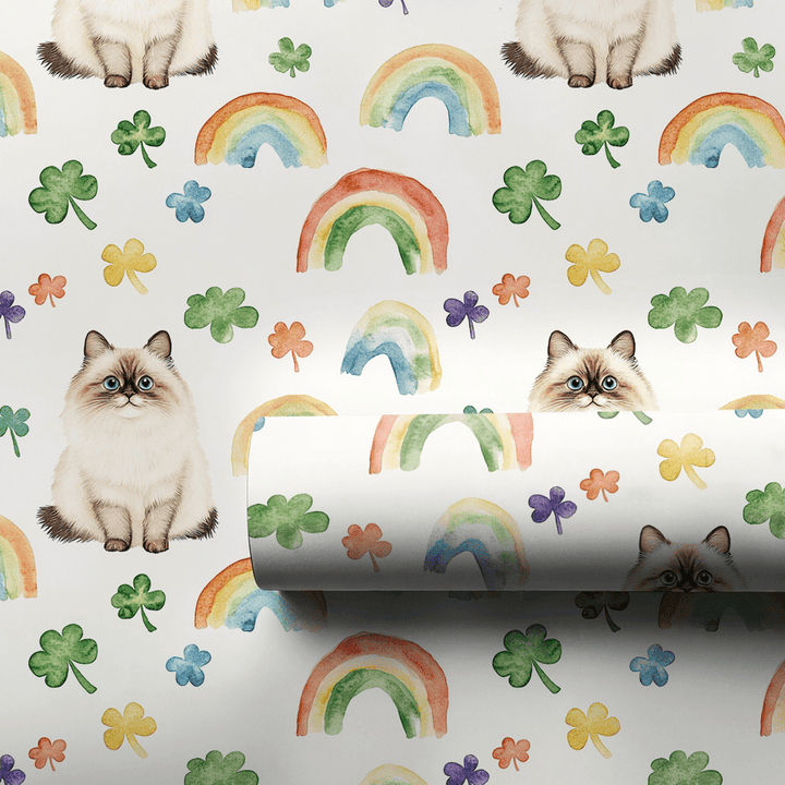 Rainbows with the Ragdoll - Wrapping Paper - Aspen & Arlo