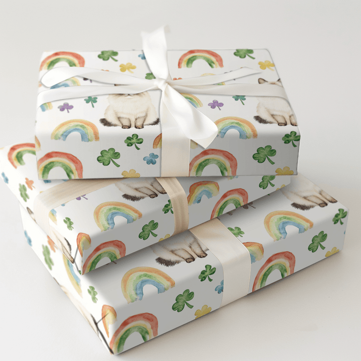 Rainbows with the Ragdoll - Wrapping Paper - Aspen & Arlo