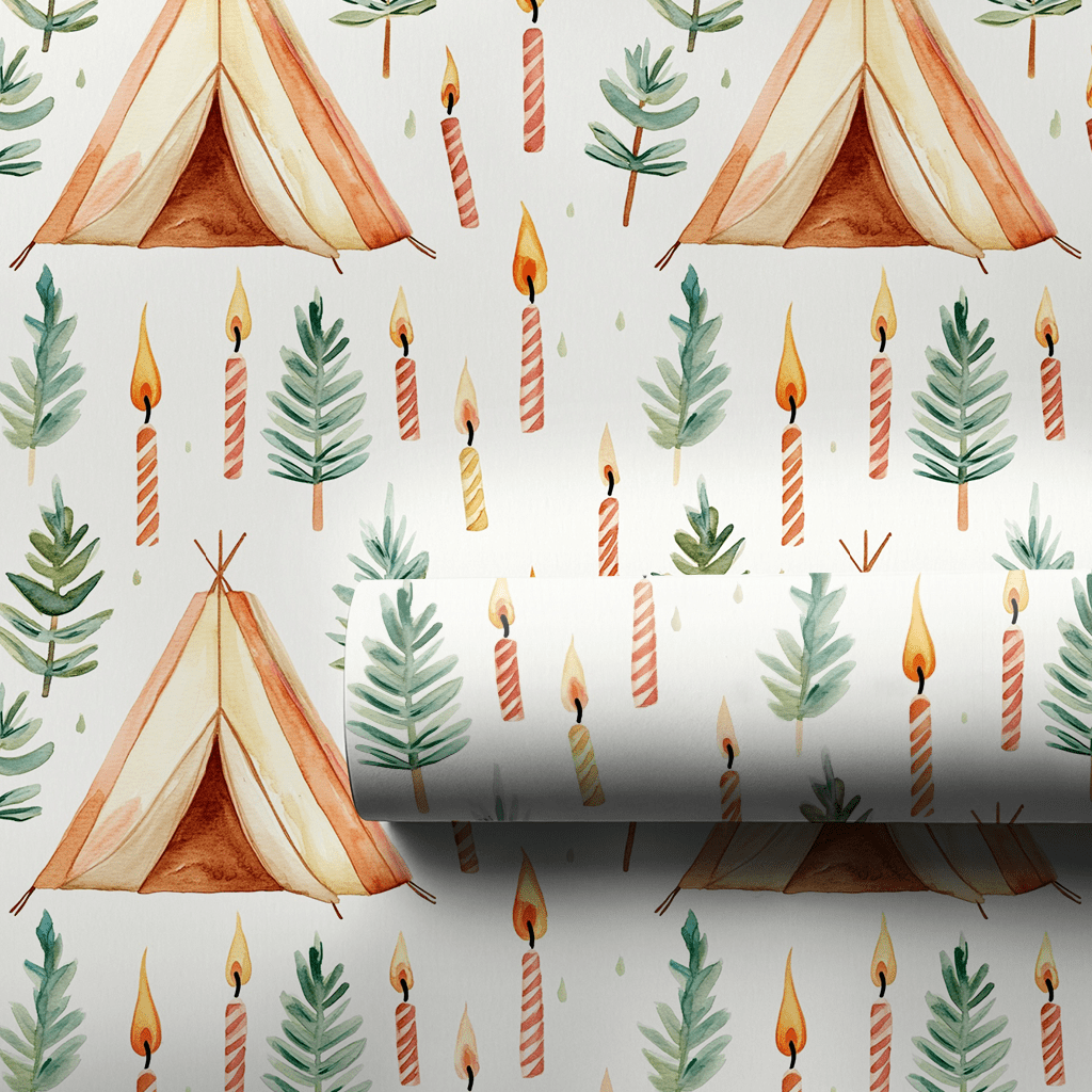 Campfire and Cake - Wrapping Paper - Aspen & Arlo