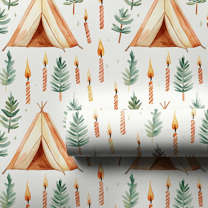 Campfire and Cake - Wrapping Paper - Aspen & Arlo