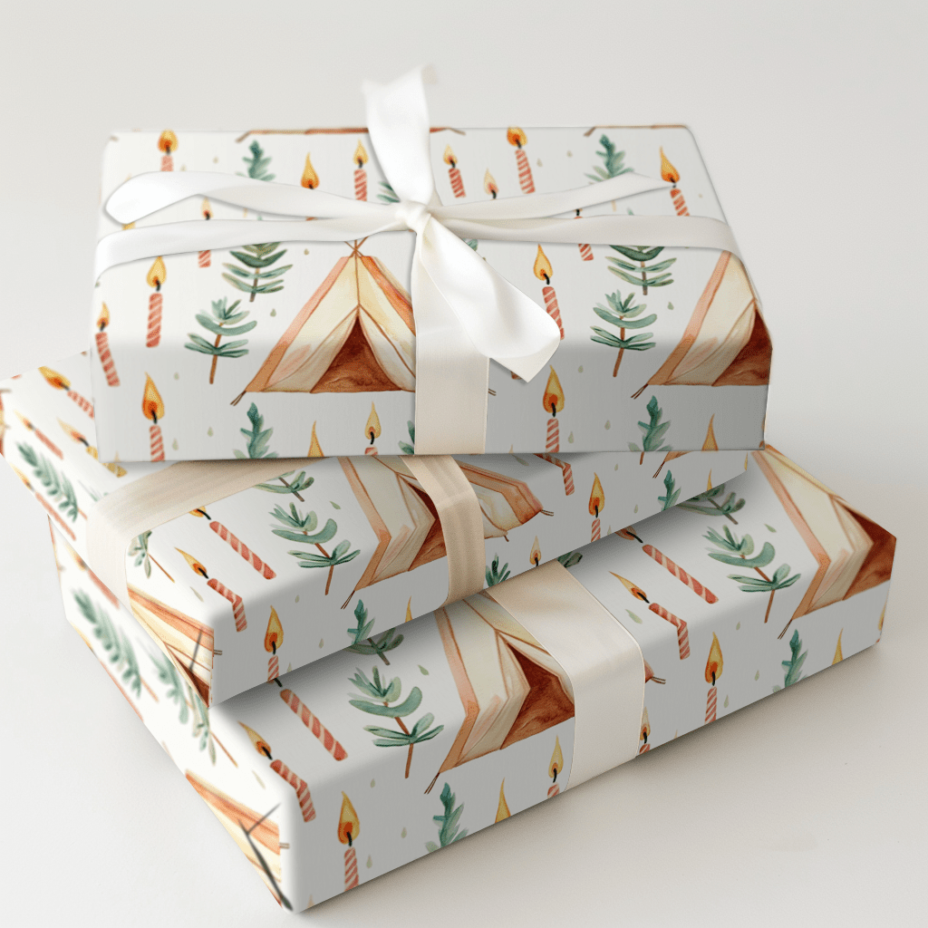 Campfire and Cake - Wrapping Paper - Aspen & Arlo