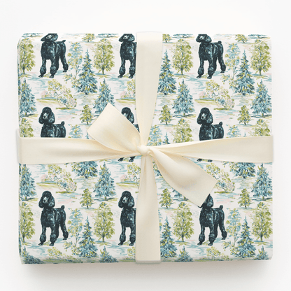 Woods Black - Wrapping Paper - Aspen & Arlo