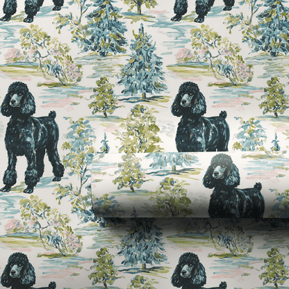 Woods Black - Wrapping Paper - Aspen & Arlo