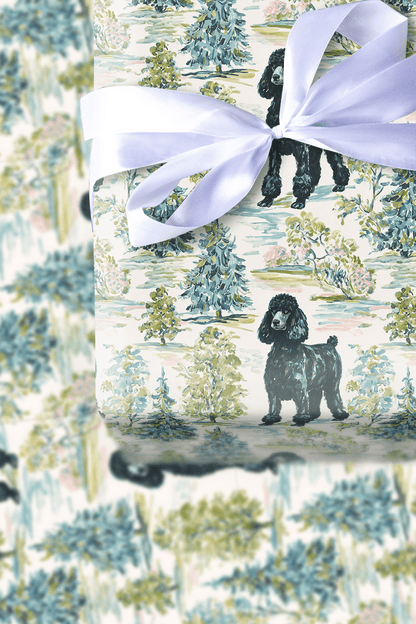Woods Black - Wrapping Paper - Aspen & Arlo