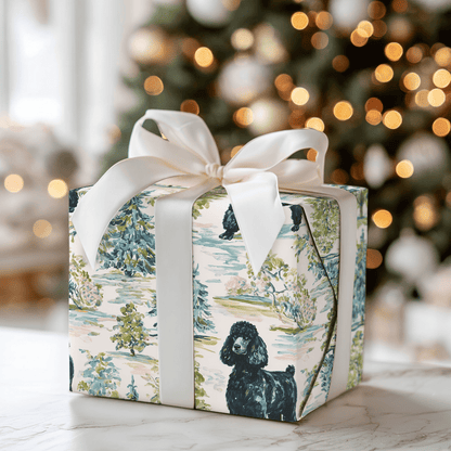 Woods Black - Wrapping Paper - Aspen & Arlo