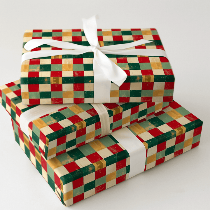 Plaid Parade - Wrapping Paper - Aspen & Arlo