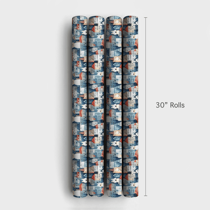 City with the Westies - Wrapping Paper - Aspen & Arlo
