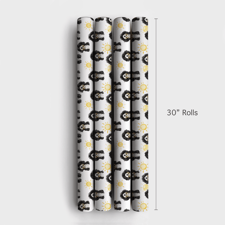 Sunny Day with the Bernadoodles - Wrapping Paper - Aspen & Arlo