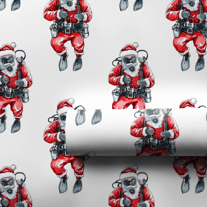 Undersea Claus - Wrapping Paper - Aspen & Arlo
