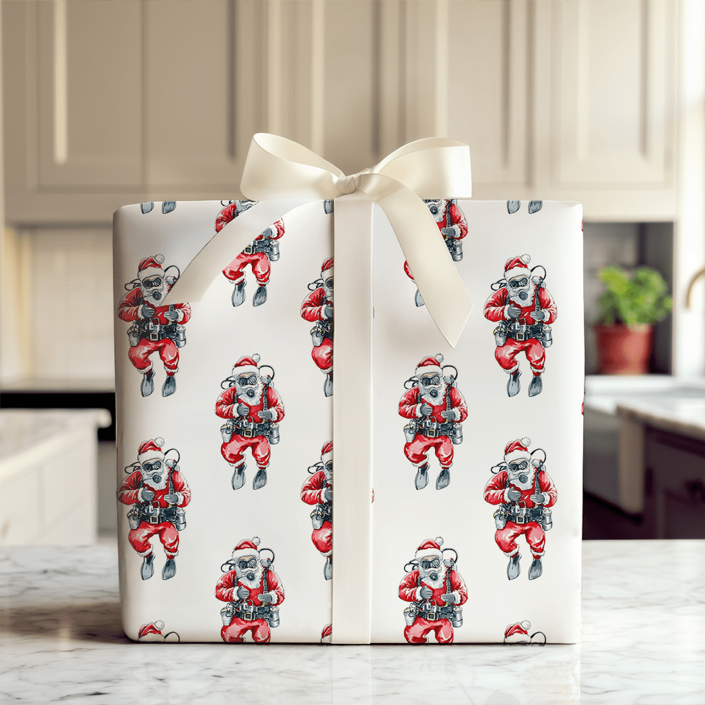 Undersea Claus - Wrapping Paper - Aspen & Arlo