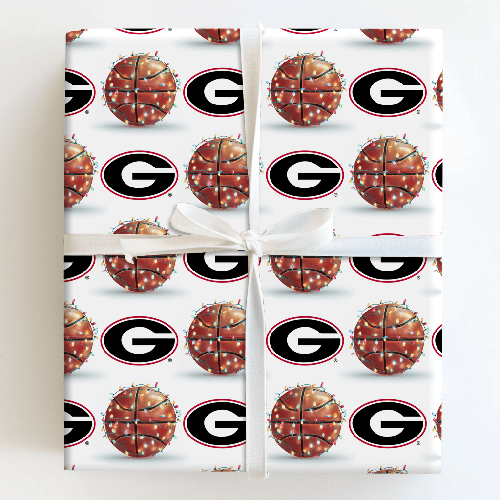 Glowing Georgia Hoops - Wrapping Paper - Aspen & Arlo