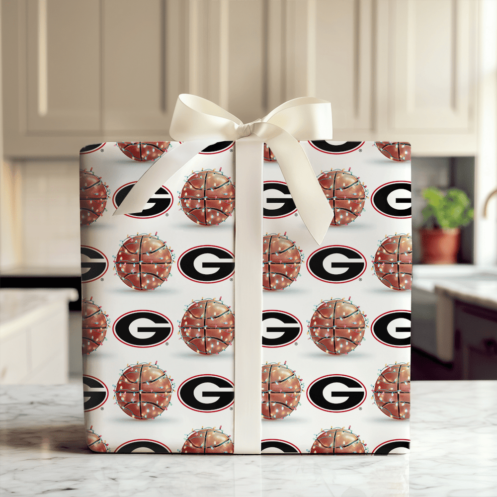 Glowing Georgia Hoops - Wrapping Paper - Aspen & Arlo