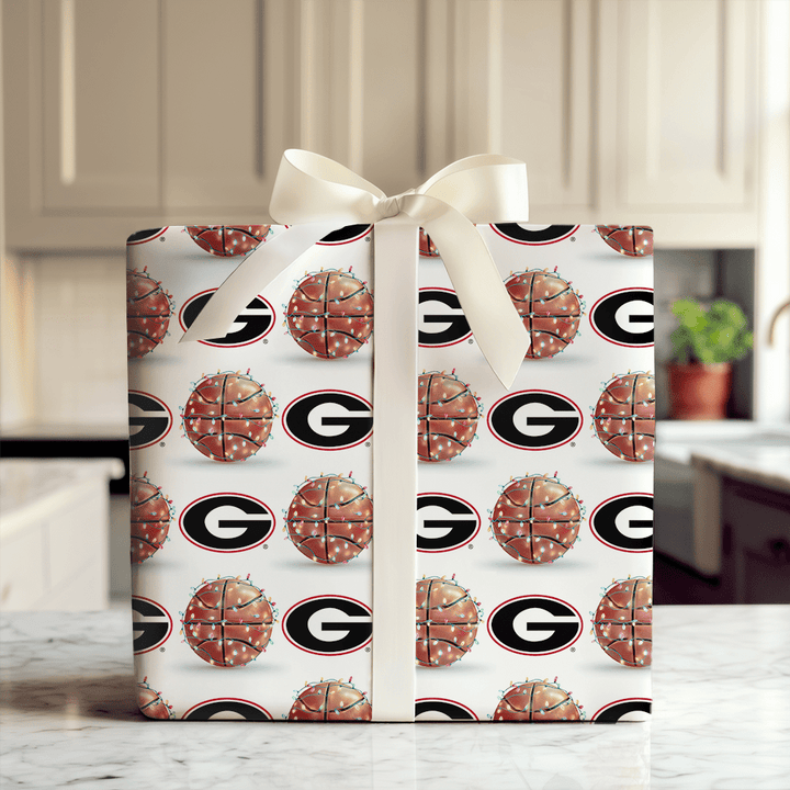 Glowing Georgia Hoops - Wrapping Paper - Aspen & Arlo