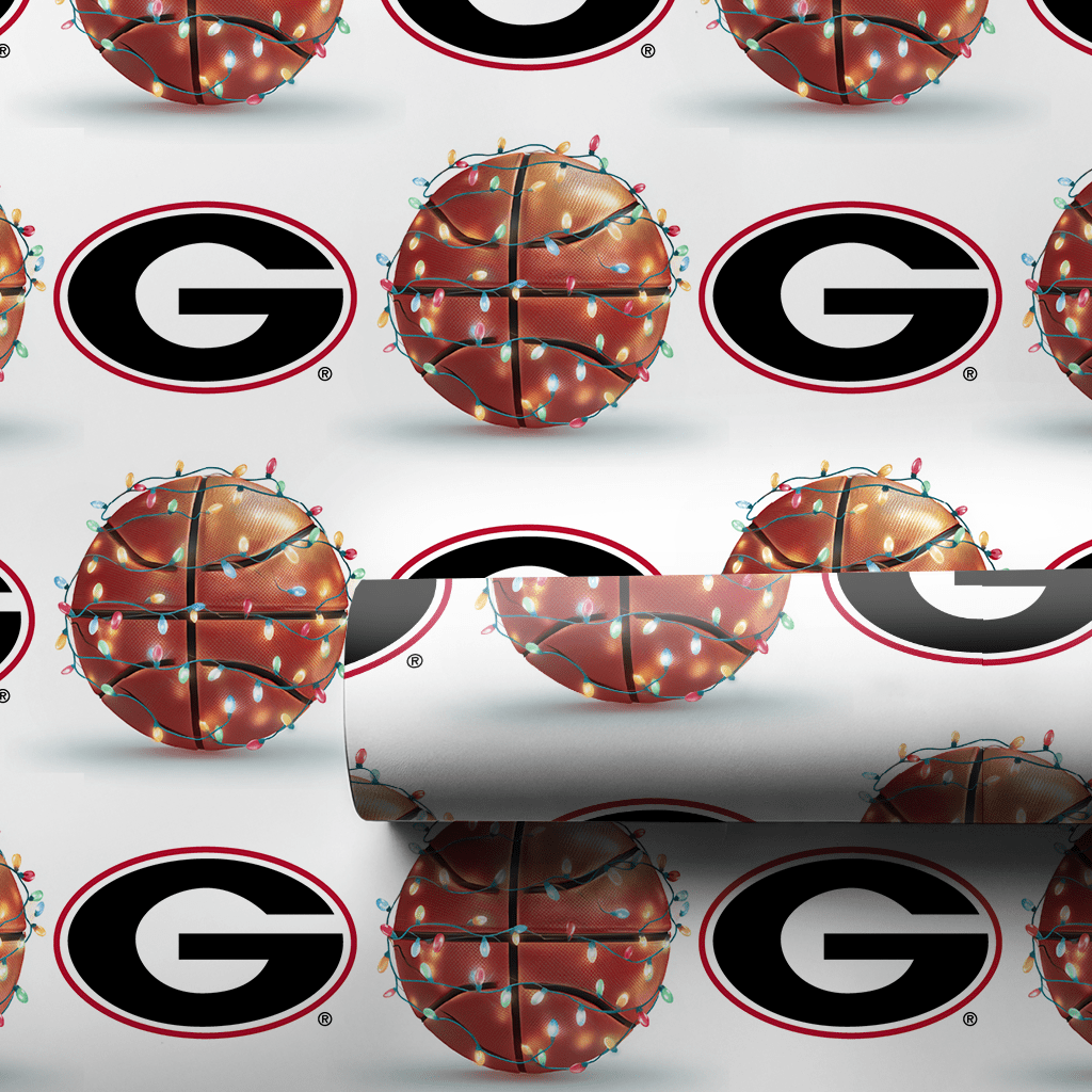Glowing Georgia Hoops - Wrapping Paper - Aspen & Arlo
