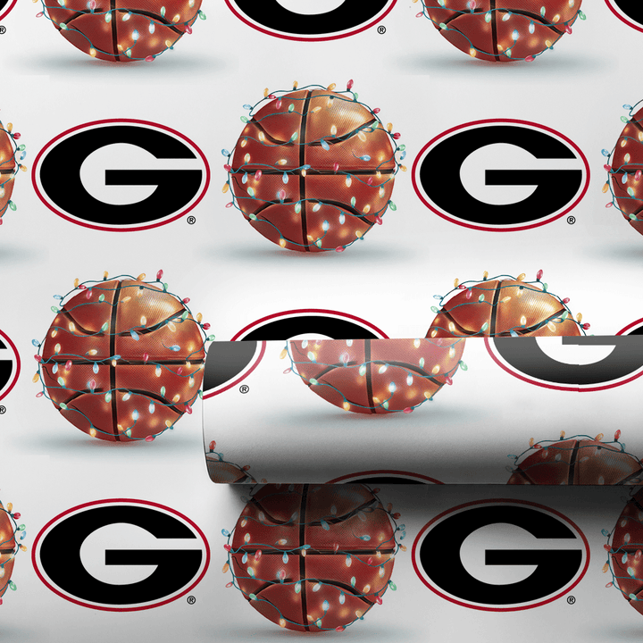 Glowing Georgia Hoops - Wrapping Paper - Aspen & Arlo
